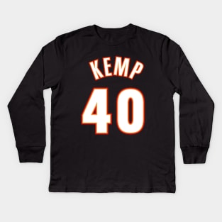 Kemp -FRONT AND BACK PRINT!!! Kids Long Sleeve T-Shirt